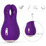 Female Vibrator Sucking Toys 10 Speeds Strong Vibrating Large Massager Size Toys G Spot Dildo Rabbit Vibrator