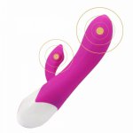 Rechargeable 30 Functions Rabbit Dildo Vibrator Vagina Clitoris Finger Vibrators for Women Adult Sex Toys for Woman Sex Machine
