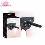 APHRODISIA Strapon Dildo Vibrator for Women 7 Speed Remote Control Strap on Anal Butt Plug Sex Toys for Unisex Couples Harness
