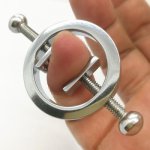 1 Pair Stainless Steel Nipples Clamp BDSM Erotic Fetish Flirting Adult Products Nipple Clip Sex Toys For Women Couple Adult Game
