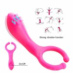 New Silicone G spot Stimulate Vibrators Dildo Nipple Clip Masturbate vibrator Adults Sex Toys For Women Men Couple Products ST95