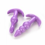 Sex Products Butt Plug, Silicone Anal Plug Beads Jelly Toys Skin Feeling Dildo Adult Sex Toys For Men, Sex Toys For Woman