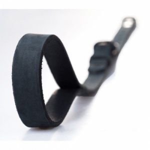 Smycz BDSM - Bruised Gray - D-ring