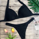 2018 New Sexy Women Push-up Bra Bandage Bikini Set Swimsuit Triangle Swimwear Bathing Beachwear