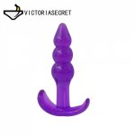 Silicone Butt Plug Anal Beads Vaginal Plug Dildo Anal Massager Dildo Butt Beads Sex Toy Masturbator Adult Sex Anal Toys for Gay