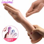 Lesbian Fist Big Hand Realistic Dildo Large Anal Plug Masturbator Flirting Huge Dildo Arm Fisting Stimulator Sex Toys for Women
