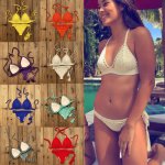 11 Color Hand Crochet Women Swimwear Sexy Push up Bikini Set Beach Swimsuit Suit