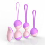 Kegel Balls Exercise 10 Speed Vibrating Silicone Ben Wa Balls Vagina Tighten Love Eggs Vibrator Sex Toys for Woman