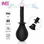 210ml Vagina Anal Cleaner 5 Holes Water Bulb Rectal Enemator Enema Syringe Stream Douche Enema Colon System Cleaning Anal Plug