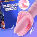 Tongue Vibrator G Spot Clitoral Stimulation Vibrator Adult Sex Toys For Woman Vagina Oral Clitoris Orgasmic Masturbator sex shop