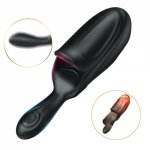 New Male Masturbator Electric Glans Penis Pump Silicone Vibratior Sex Toys For Men Delay Lasting Stamina Trainer Adult Sex Shop
