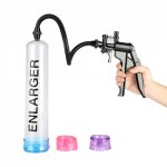 Penis Pump & Extender,Manual Operation Vacuum Enhancer Pump,Penis Enlargement Enlarger,Adult Sex Products Toys for Man Male A3