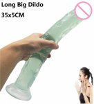 HOWOSEX 35CM Super Long Huge Dildo Giant Soft Dildo Suction cup Monster Dildo Anal Plug Thick Big Dildo Adult Sex Toys for Women