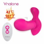 Nalone, Nalone 7 Modes Dildo Vibrator for Women Waterproof Wireless Heating Remote Control Female G spot Massage Adult Wearable Sex Toys