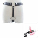 Leather Female Chastity Belt Briefs Black Sexy Harness Panties Underwear For Women With Anal Butt Plug Erotic Fetish Bdsm Toys