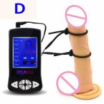 Electro Sex Penis Stimulator Bondage Cock Ring BDSM Electro Shock Therapy Stimulation Pulse Penis Ring Kit Sex Toys For Men