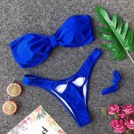Mini Bikini Micro Strapless Biquini Sexy 2019 Mujer Solid Bikinis Women Swimsuit Swimwear Push Up Bikini Thong Bathing Suit