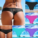 2017 Bottom Thong Sexy Mini String Swimwear Bikini Swimsuit For Women Heart T-Back Beachwear Bikini Bottom Swimwear C0016