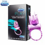 Durex Vibrating Ring Clitoris Stimulation Devil Ultra Fire Finger Vibrator Extender Ring Intimate Goods Sex Toy for Couples Sex