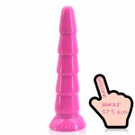 JOOI Anal Plug Silicone Smooth 10.6 inch Super long Dildo Five-Story design Flexible Sexy Toys With Suction cup Erotic Sex Shop