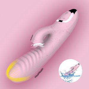 Double Penetration Power Vibrator For Adults Masturbator With Nipple Clit Sucker Sex Toys For Woman Magic Wand Dildo Sex Toys