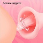 10 Mode Tongue Vibrator for Women Sex Nipple Tease Clitoris Stimulator Tongue Licking Vibrator Anal Masturbator Adult Sex Toys