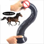 2018 Huge Animal Giant Stallion Horse Dildo Realistic Artificial Studhorse Penis Anal Plug Femlale Masturbation Adult Sex Toy