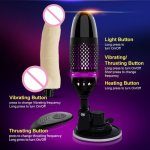 Retractable Automatic Vibrator Machine with Dildo for Women Sex Machine Penis Female Masturbation Adult Product Sex Toys