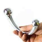 Upscale stainless steel butt plug arc magic wand massager prostate massager metal anal plug vaginal plug sex toys for couples