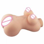 2.3kg Adult TPE Real Silicone sex Dolls torso Realistic vagina anal sex doll male masturbator Adult Toys life size Love SEXY
