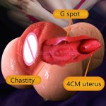 Real Uterus Japanese Vagina Pocket Pussy Sex Toys for Men Deep Throat Masturbator Sex Doll Vaginal Stroker Cup