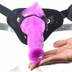 Big Dildo Strapon Dildo Dog Dildo Strap on Penis Adjustable Belt Animal Dildo Sex Toys for Women Lesbian Erotic Masturbate Toy