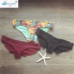 Bikinis Bottom print  Color Brazilian bikini Bottom Swimwear High Quality Swimsuit Sexy Bathing Suit Bathers 117T