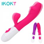 Ikoky, IKOKY 7 Speed Dildo Vibrator G-Spot Rabbit Vibrator Clitoris Stimulator Vaginal Massager Sex Toys for Women Female Masturbation
