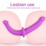 Sex Toys Double Head Dildo Soft Silicone Strapon Dildo Vagina Anal Masturbator For Women Gay Lesbian Artificial Penis Orgasm Toy
