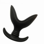 Soft Silicone V Port Anal Plug SM Toys Opening Butt Plug Speculum Prostate Massage Anal Sex Toys