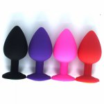 Anal Plug Adult Game Silicone Jewelry Dildo Sex Toys Prostate Massager Bullet Vibrador Butt Plug For Woman Men Gay No Vibrator