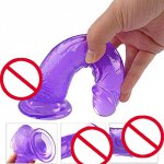8.6 Inch Adult Sex Toys For Woman Realistic Penis PVC Women Sex Dildo X6.19