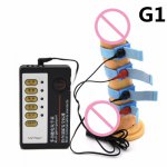 Electro Shock Medical Sex Products Electrical Stimulate 1 Set 4pcs Penis Ring Sex Toy Size Adjustable Medical Themed Toy I9-175