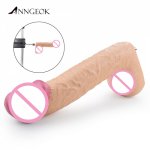 Ins, Sex Machine Huge Dildo Accessories ANNGEOK Soft Feel Men's Peins for Metal Machine Gun Women Vagina Adult Toys AN-R4