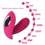 10 Speed Remote Strapless Dildo Vibrator Strap on Panties Adult Sex Toys For Women Wearable G Spot Clitoris Stimulator Massager