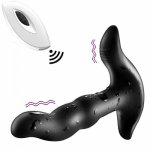 Wireless Remote Prostata Massage Rotating Vibrators 10 Frequency Vibrating Rechargeable Anal Plug Masturbation Sex Toys for Man