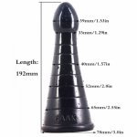 Big Cone Shape Anal Plug Dildo Sex Toys For Woman Masturbate Suction Cup Butt Plug Vaginal Anus Massage Adult Erotic Shop