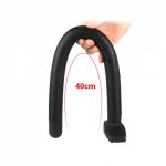 40cm Long Silicone Dildo Butt Plug Prostate Massager Anus Dilator Anal Plug For Female Male Gay SM Adult Game Erotic Sex Toys