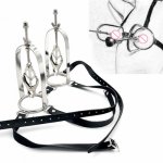 New Vest Type Butterfly Nipple Clamps BDSM Bondage Sex Toy For Woman Breast Stimulation Adult Games Lesbian Fetish Nipple Clamps