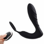 Wireless Remote Control Male Prostate Massager Silicone Anal Vibrator 10 Speed Butt Plug Sex Toys For Men Masturbator