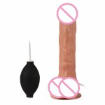 Silicone Realistic Dildo Penis Hollow Cock Anal Plug Masturbation Adult Sex Toys for Men Couple