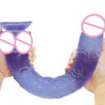 43*5.5cm Extra Long Super Soft Big Dildo Realistic Penis Huge Dick with Strong Suction Cup Horse Dildo Sex Product for Woman