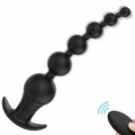 9 Frequency Silicone Anal Plug Vibrator Massage G-spot Butt Stimulation USB Rechargeable for Women Men Sex Toys Drop ship