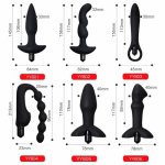 LOAEY 10 Speeds Silicone Anal Vibrator Prostate Massager Big Butt Plug Prostate Vibrator Anal Dilator Anal Sex Toys For Men